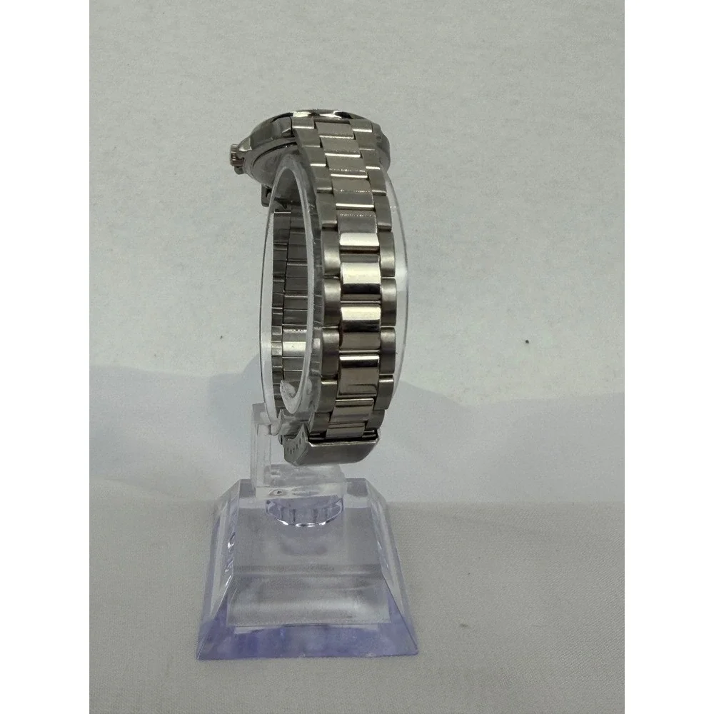 Armitron Durasteel Watch Virginia Slims V Wear Silver Tone White Dial 25/6059
